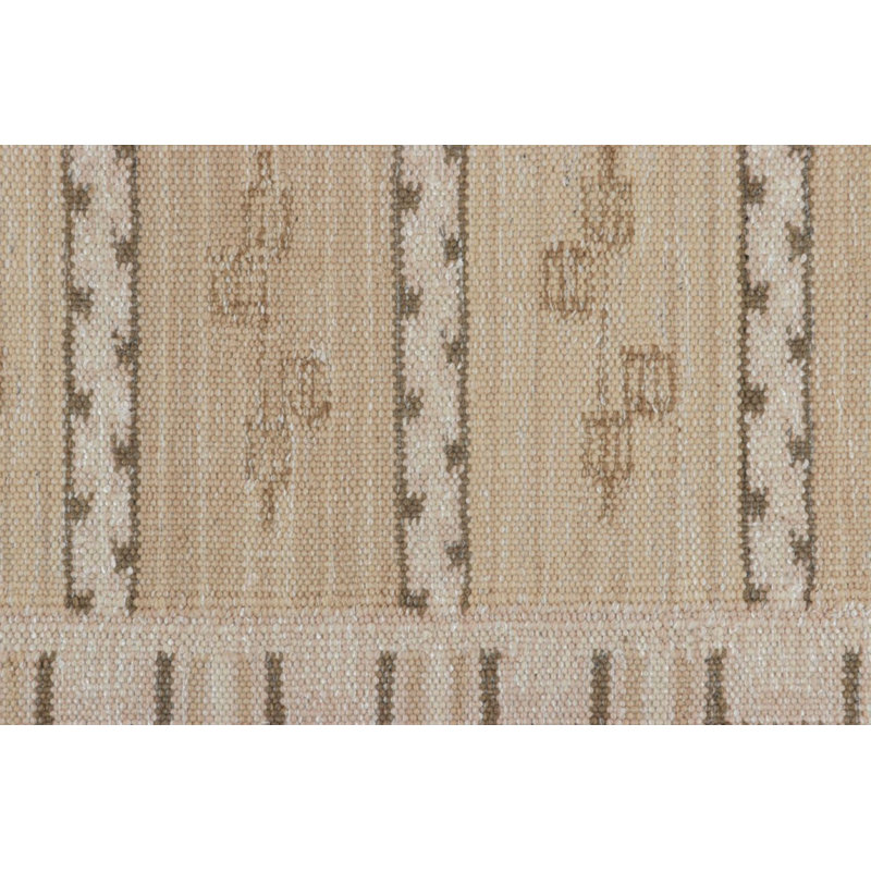 Scandinavian Wool Geometric Area Rug, Rectangle 5' x 8'