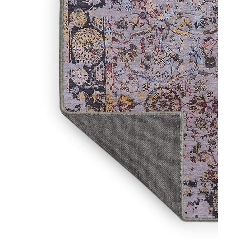 Tapis floral gris, Rectangle 8 pi x 10 pi