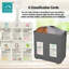 Fabric Rolling Laundry Basket with Handles-71296763