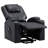 Neruda Upholstered Power Lift Massage Recliner Black-1858098516