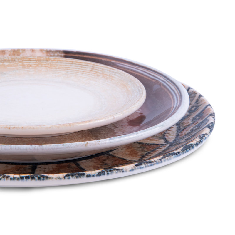 Ancient Mosaic Jaguar Porcelain Serving Plate