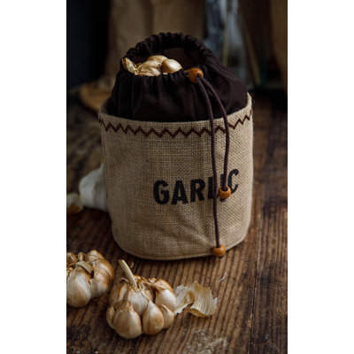 Natural Elements Hessian Garlic Storage Bag