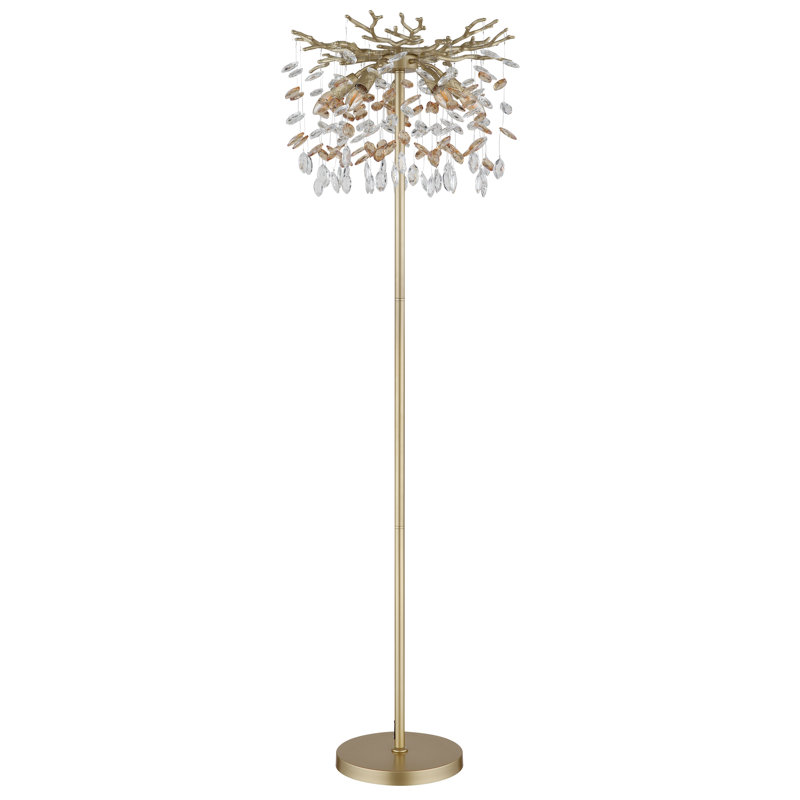 155cm Matte Novelty Floor Lamp, Gold