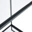 Micheleen Glass Top Sled End Table