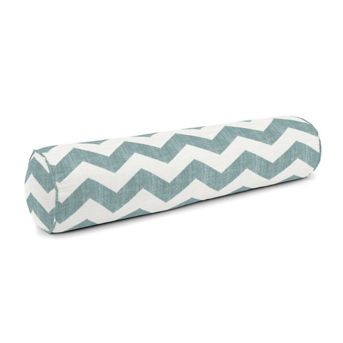 Bolster Pillow In Live Wire, 8" x 24", Aqua Tint, Livewire
