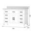 Meuble-lavabo 48 po blanc / bois-564172372-564172373