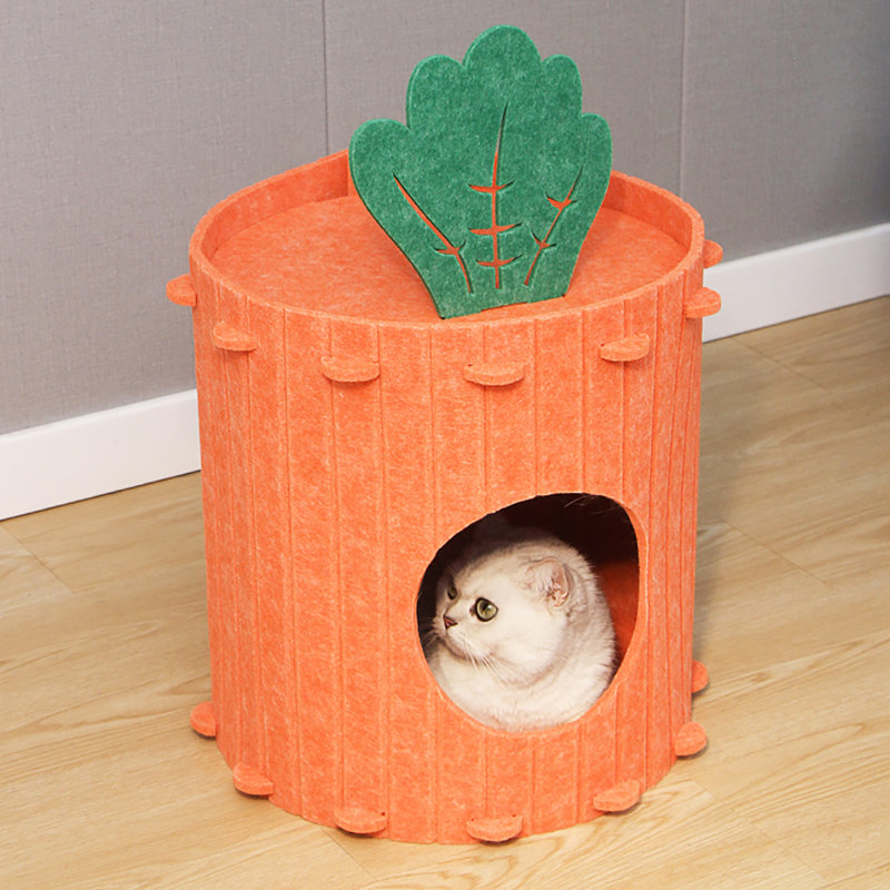Nest Pet Bed, Orange