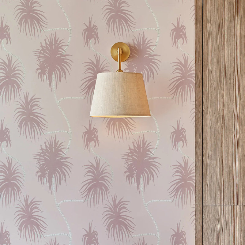 Dragon Tree - Wallpaper, Blush Pink, Peel & Stick, Self-adhesive