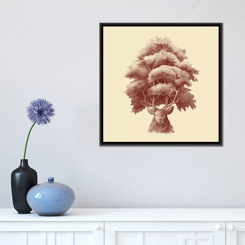 Squire, art sur toile, L 18 po x H 18 po x P 1,5 po, Toile encadrée noire
