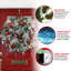 The Holiday Aisle® 30" General Store Frosted Wreath with LED Lights