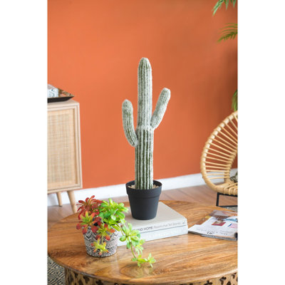Artificial Potted Cactus