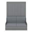 Grand lit escamotable avec coussin