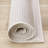 Amabilia Subtle Striped Cream White Trellis Area Rug-1646662244