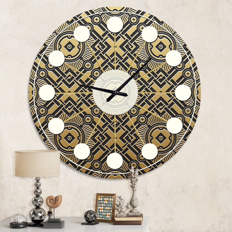 Horloge murale Golden Luxury, Moyenne