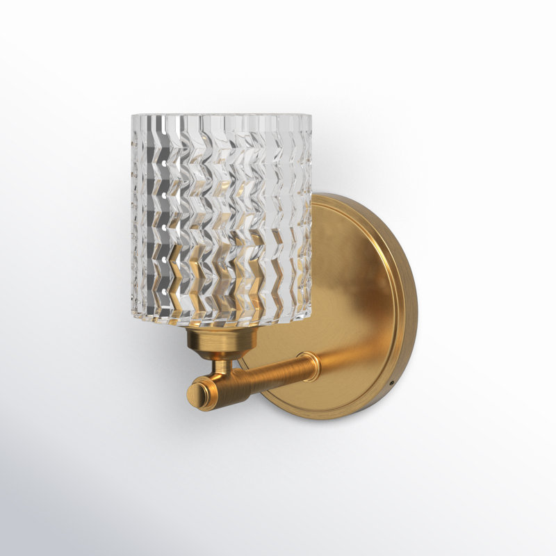 Steel Armed Sconce, Heritage Brass