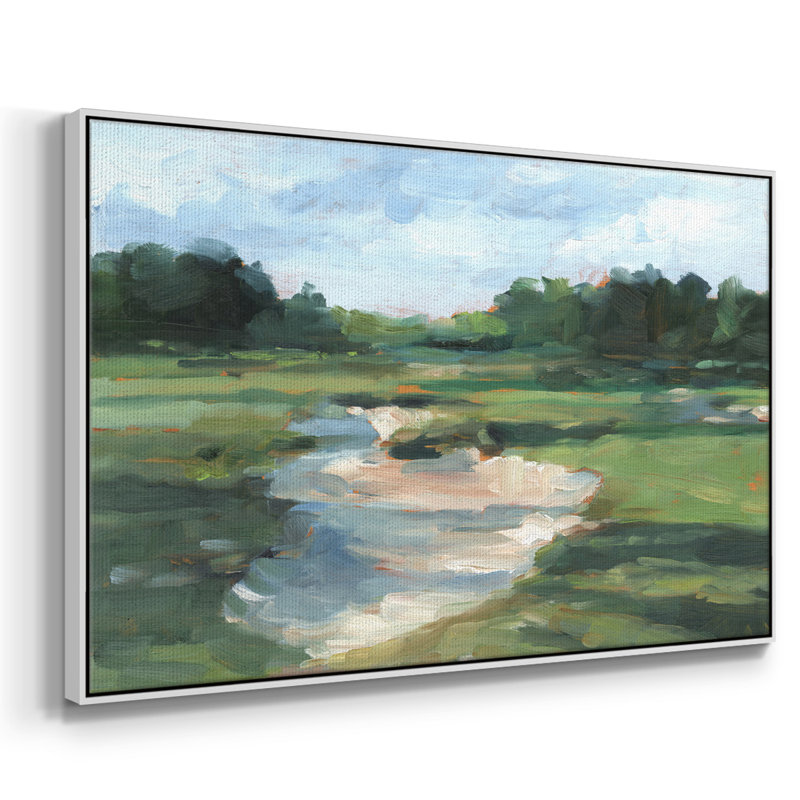 «Golf Course Study», toile tendue avec cadre I, Blanc, H 27 po x l 41 po x P 2 po