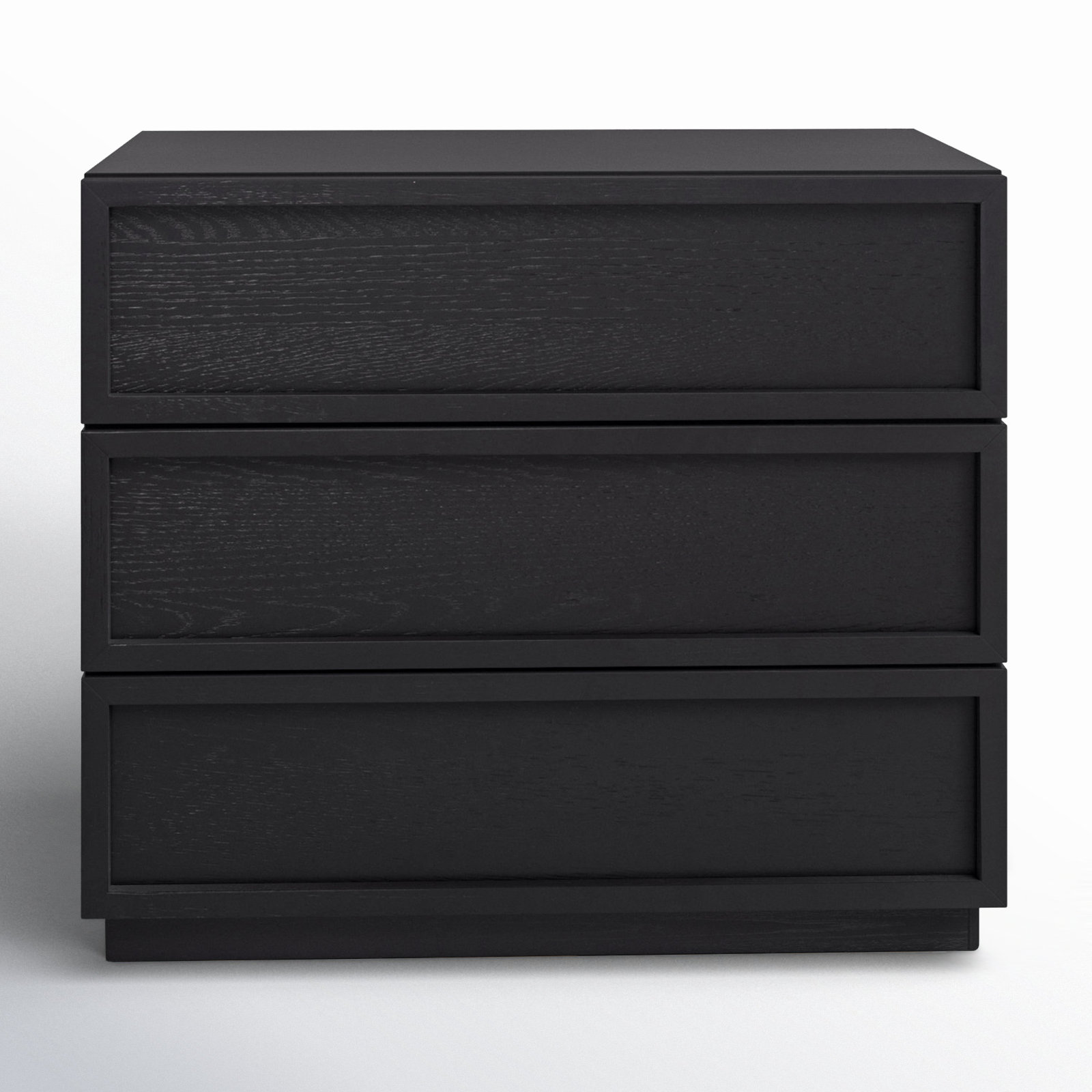 Hudson 3-Drawer Dresser Joss & Main Color: Black