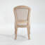 Chaise rembourrée avec pieds en bois