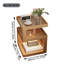 15.75cm W Solid Wood Bedside Table-450783121