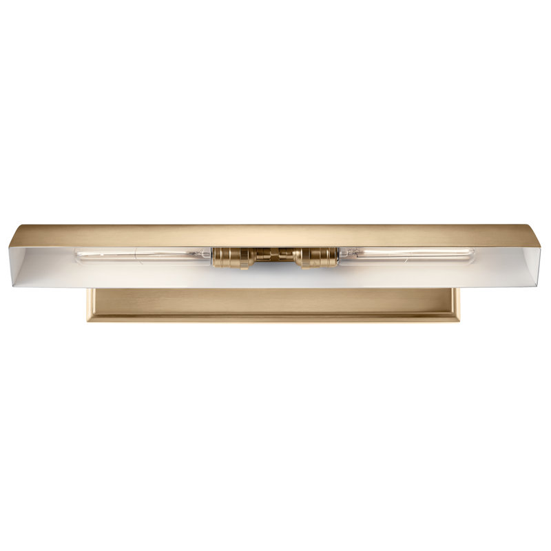 Lampe pour tableau à intensité variable, Bronze, H 4,75 po x l 24,25 po x P 8,5 po