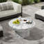 Table basse en faux marbre
