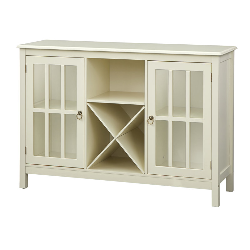 Desserte de 45 po de large Sadler, Blanc antique