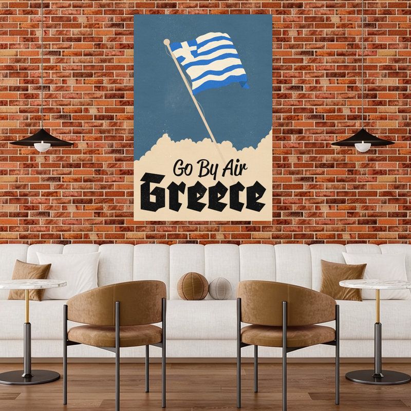 Art rétro rétro de la Grèce rétro