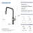 KIBI Macon Pull Down Kitchen Faucet-41659823-48024393
