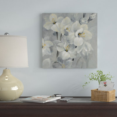 " Flowers On Grey II " by Silvia Vassileva