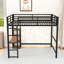 Lit mezzanine double avec bureau Winstead