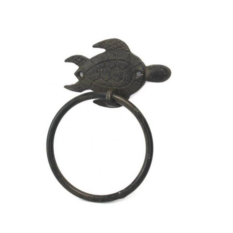 Anneau à serviette sea turtle, Fonte
