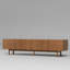 Meuble télé et table basse style Mid-Century moderne (ensemble de 2)