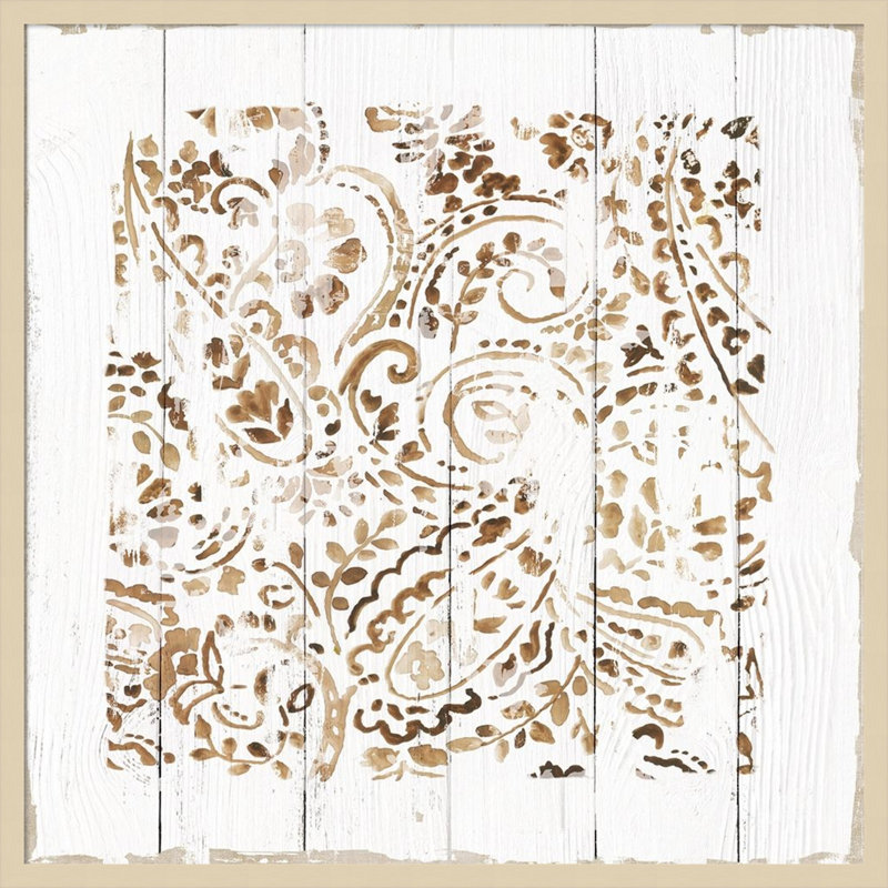 "Eternelle beauté I" par Tom Reeves, reproduction d'art murale en bois, H 33 po x l 33 po