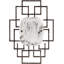 1 - Light Black, Rust Flush Mount
