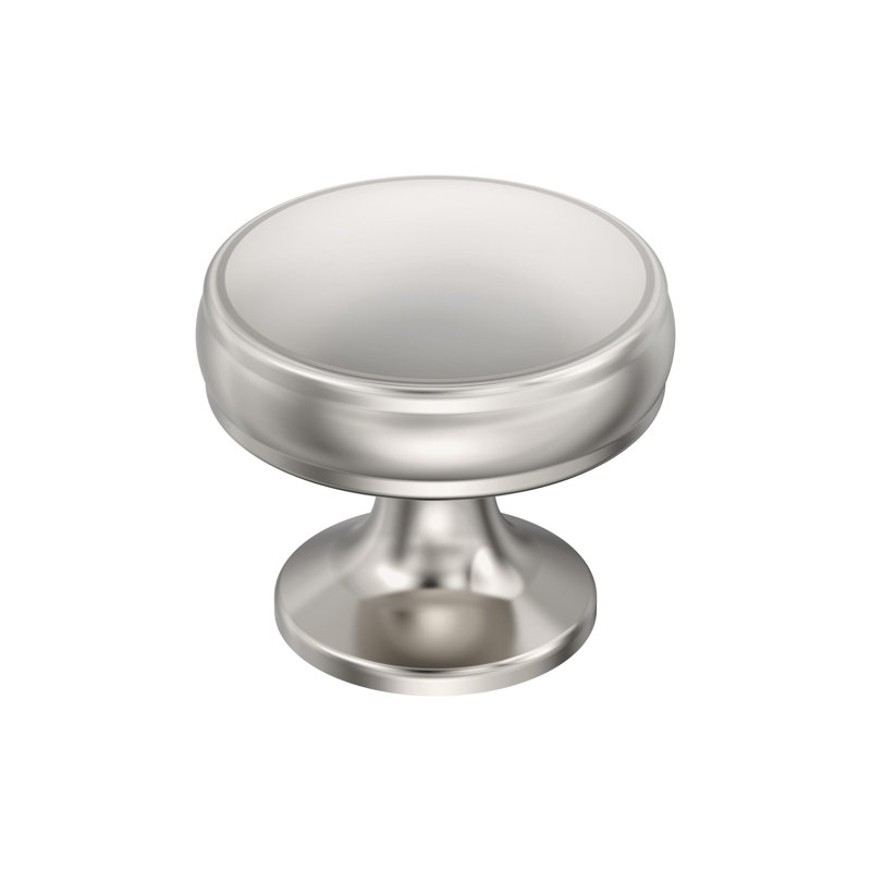Poignée d'armoire en nickel poli de 1-1 / 4 po (32 mm) Renown, Nickel poli