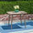 Outdoor Square Dining Table With Straight Legs-553094129