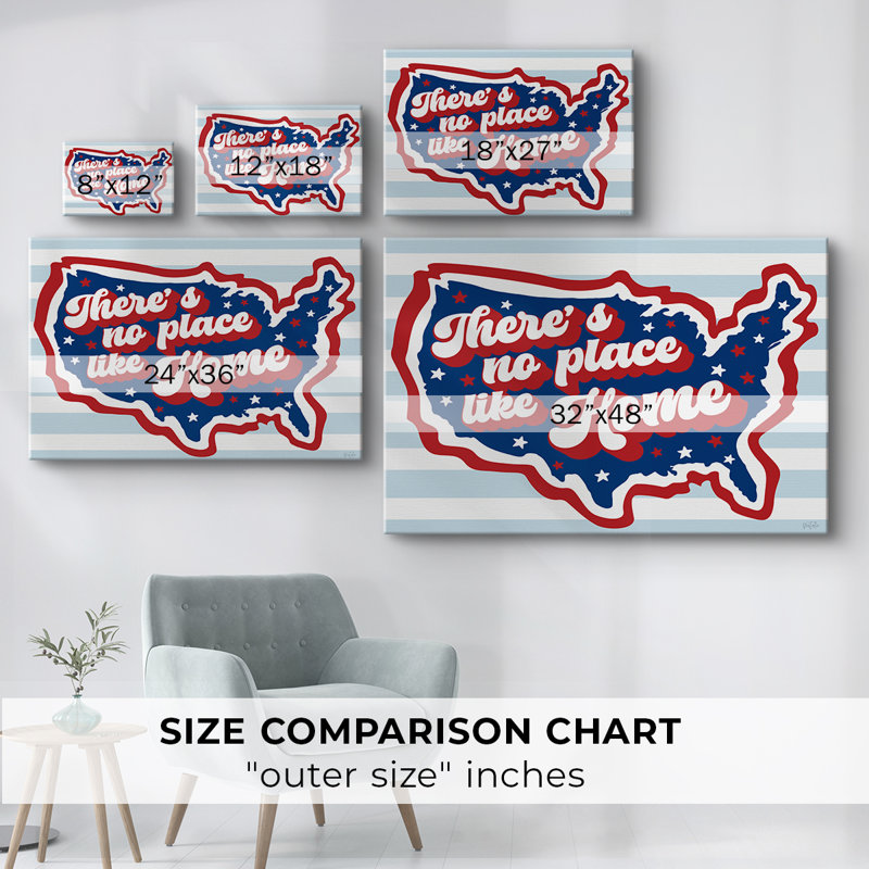 Retro USA - Cavas enveloppés de galerie, 40 x 60