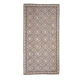 Pink Traditional Flatweave Dhurrie Cotton Rug - 9'6"" x 78'