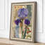 Purple Iris Study Botanical - Wrapped Canvas-665214274-665214328