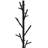 Black Wall Coat Rack - Heavy Duty 18-Hook Hanger for Jackets & Hats