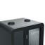 Grande cabine de réunion modulaire noire pour personne
