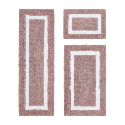 Atle Reversible Cotton Tufted Bath Rug Set