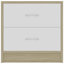 Bedside Cabinet Chipboard Nightstands Storage Unit-875701458-880658502