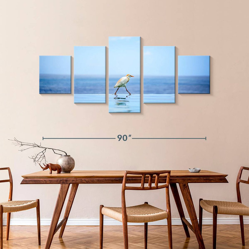 Oiseau d'eau, H 42 po x l 92 po