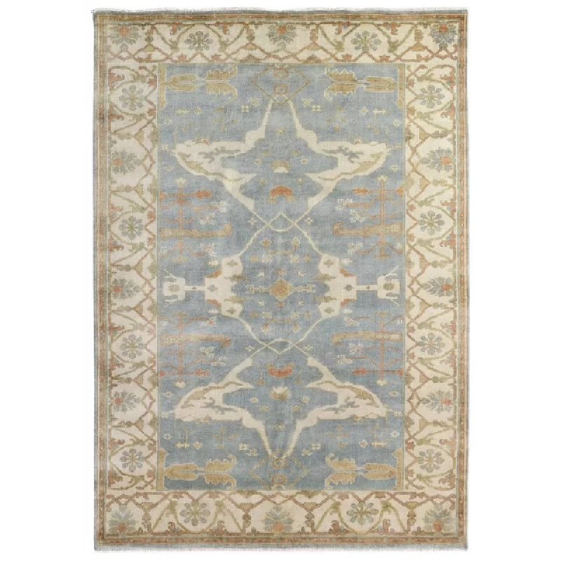 Antique Weave Oushak Wool Oriental Area Rug, Rectangle 9' x 12'