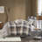 Luxurious Herringbone Bedding Sets, Polyester Comforter, Farmhouse Style, Home Use