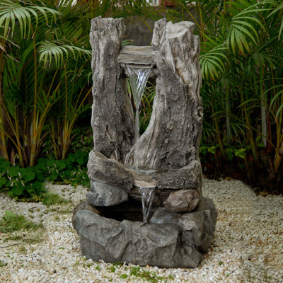 Harpersville Handcrafted Outdoor Cascade Fountain