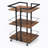 Multi-tier Salon Cart with Universal Wheels and Iron Rail