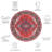 Sonia Oriental Area Rug in Red/Blue-1463980622