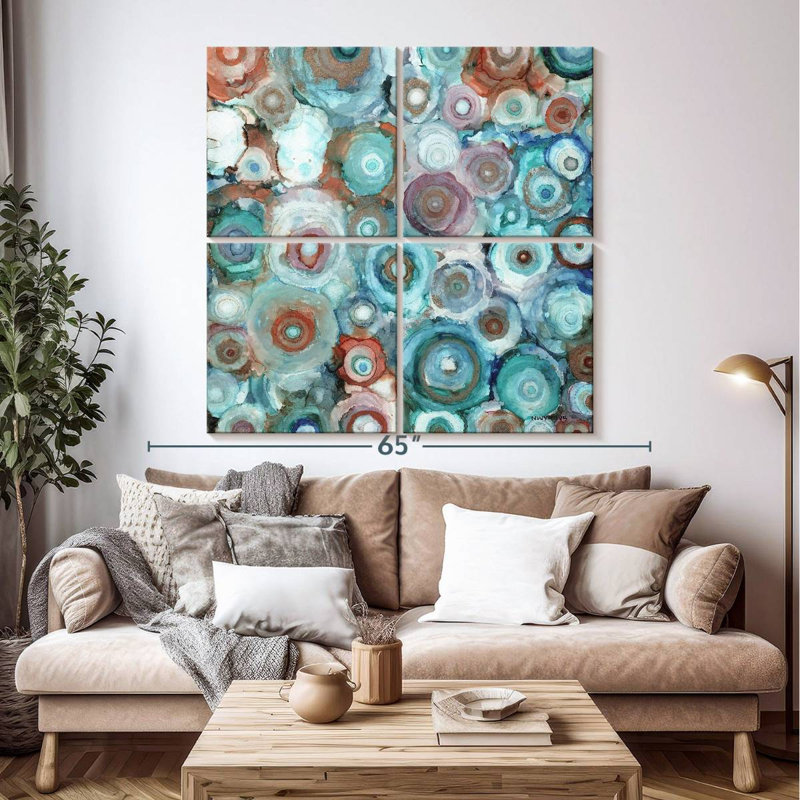 Avery Liquid Geodes, 50" H x 50" W